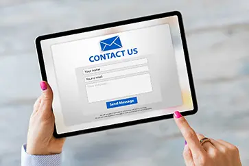 Páginas web con formularios de contacto